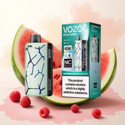 Vozol Neon 45K 45000 Puffs Dispozabilna Vapa Lubenica Razz Rancher z nastavljivim ledom in zračnim tokom