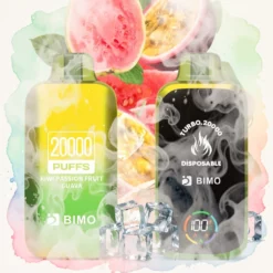 BIMO Turbo 20000 vpihov – Pasijonka Kivi Guava