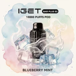 IGET Bar Plus S3 10000 Pod – Borovnica Meta
