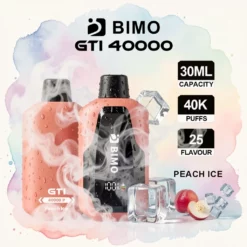 BIMO GTI PRO Plus 40000 Puffs – Breskev Led