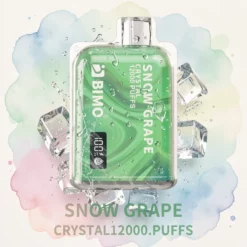 BIMO Crystal 12000 Puffs Snežno grozdje