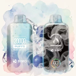 BIMO Turbo 20000 vlekov Modra malina led