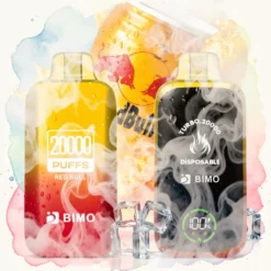 BIMO Turbo 20000 vdihov z okusom Red Bull